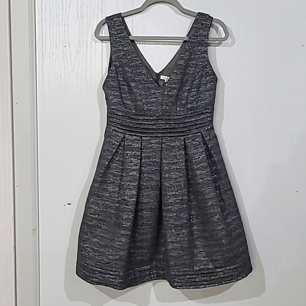 Shoshanna Black Fit and Flare Mini Dress for Prom